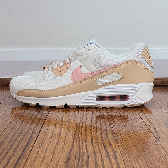 Nike Air Max 90 SE Sun Club Sail Arctic Orange Women's Sz 10, Men's 8.5 Sneakers - Picture 5 of 8